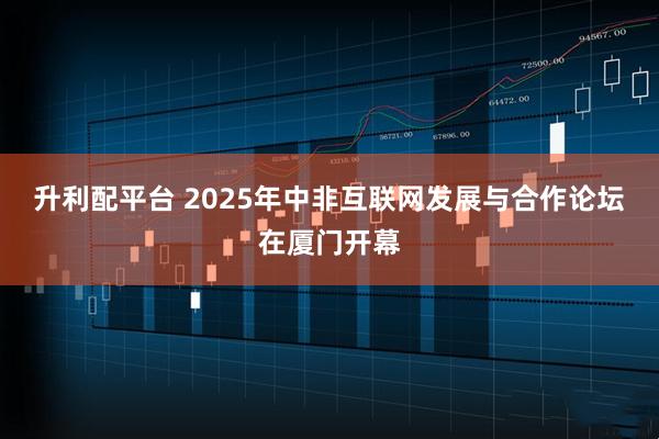 升利配平台 2025年中非互联网发展与合作论坛在厦门开幕
